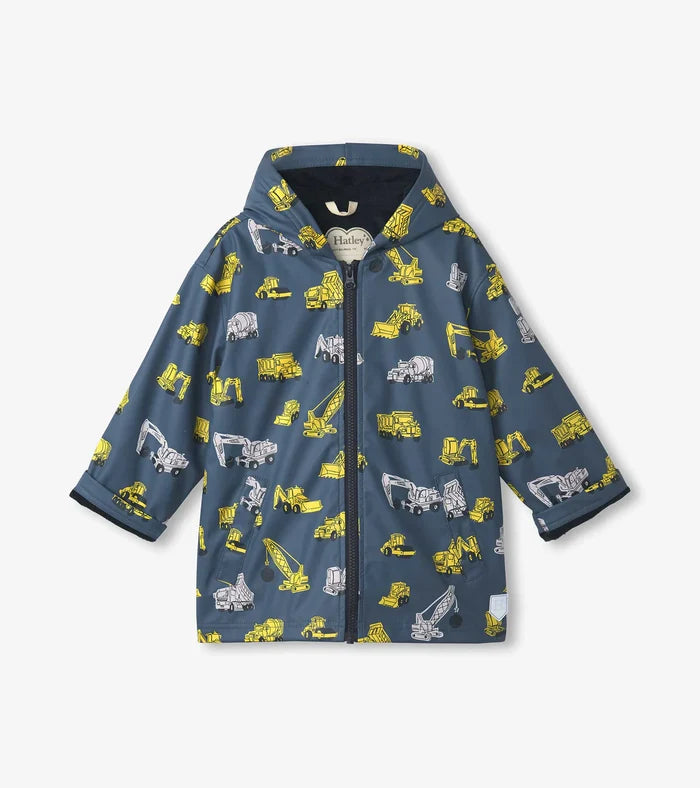 Hatley Zip-up Rain Jacket - Under Construction