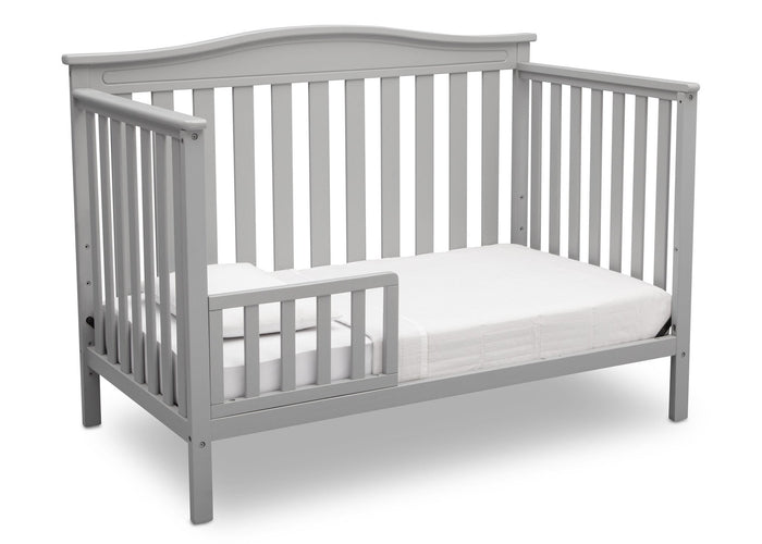 Delta Children Grey (026) Independence 4-in-1 Convertible Crib, Toddler Bed Conversion a5a