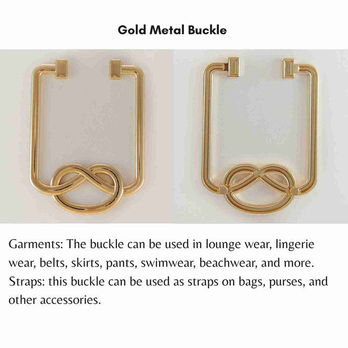 Intertwined knot loop Buckle