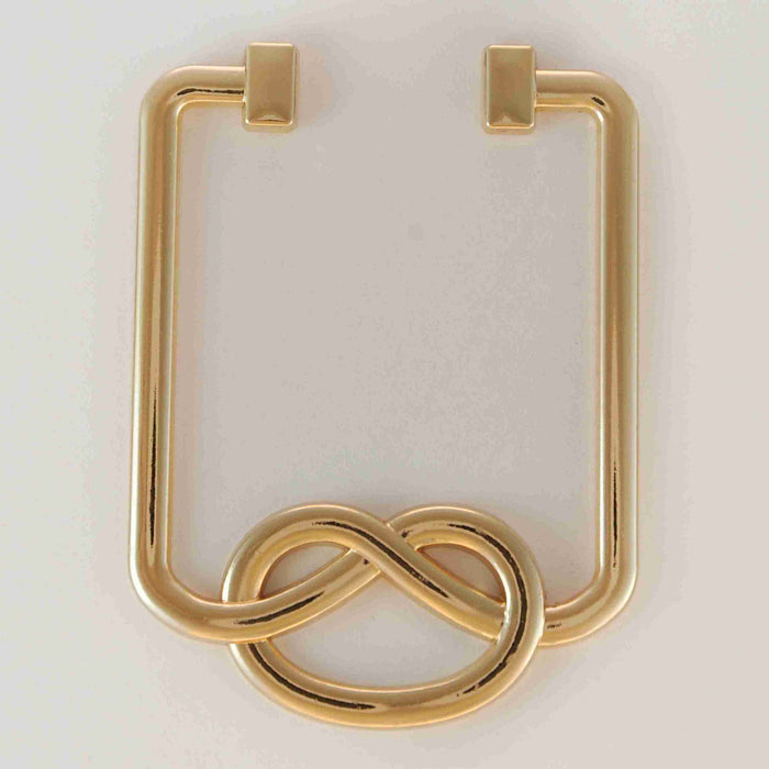 Intertwined knot loop Buckle