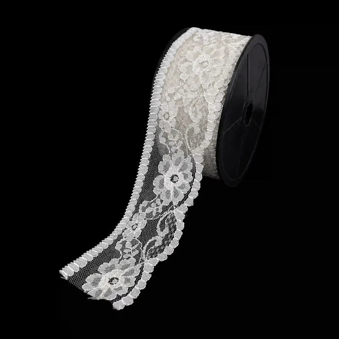 Intricate Blossom Pattern Lace | SKU-114