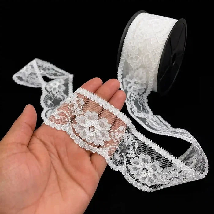 Intricate Blossom Pattern Lace | SKU-114