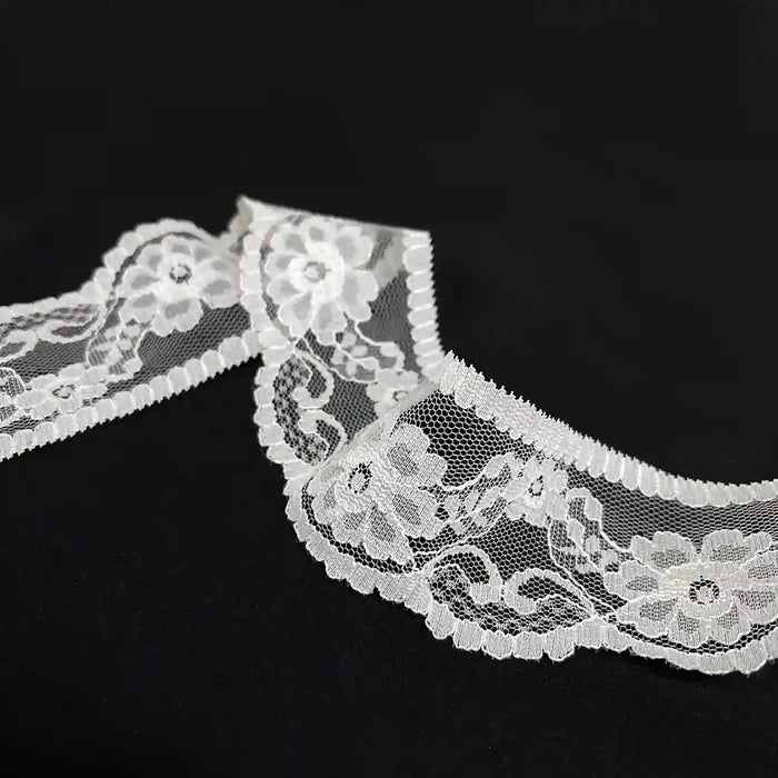 Intricate Blossom Pattern Lace | SKU-114