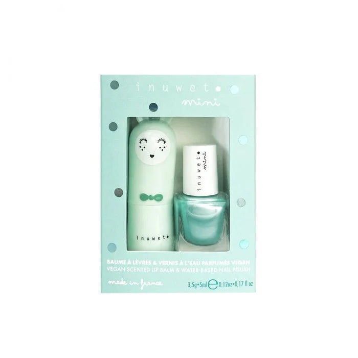 Inuwet Duo Aqua - Lip Balm/Nail Polish Apple