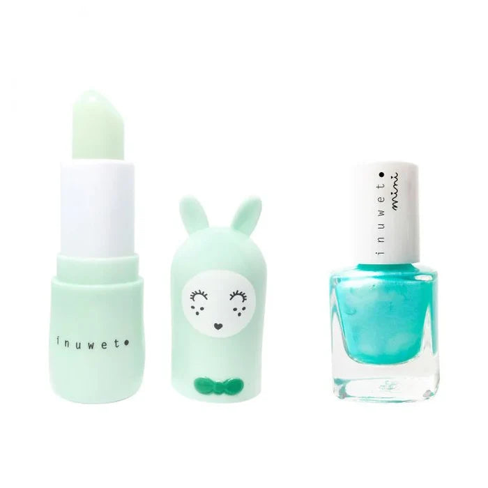 Inuwet Duo Aqua - Lip Balm/Nail Polish Apple