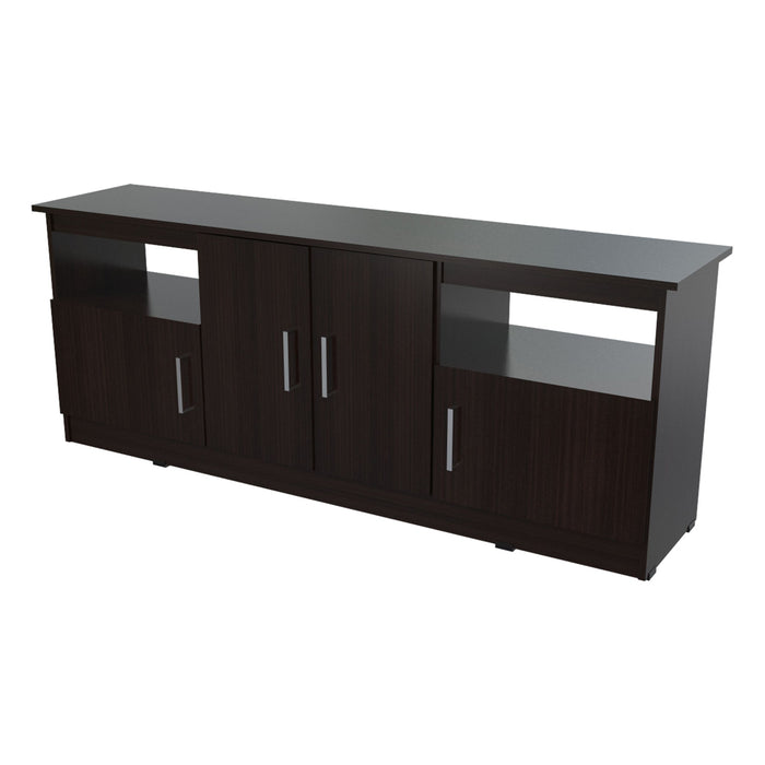 Inval Contemporary 60 inches Flat-Screen TV Stand - Espresso Wengue
