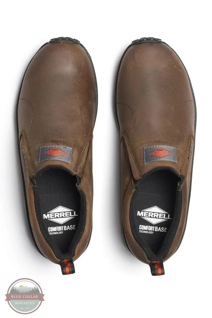 Merrell J099323 Jungle Moc Leather SR Work Shoe top birdseye view
