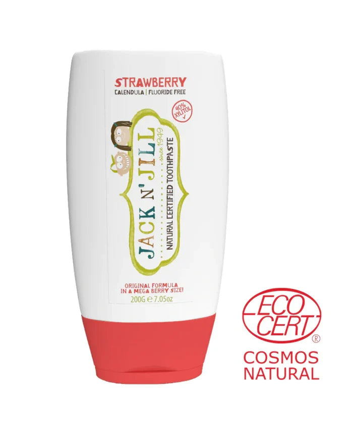 Jack N' Jill Mega Berry Natural Toothpaste - Strawberry 200g