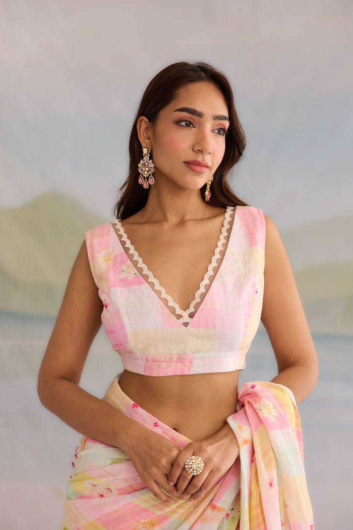 Jalpari Linen Blouse