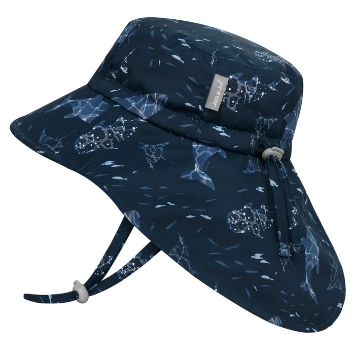 Jan & Jul Aqua-Dry Xplorer Hat - Navy Whale Play