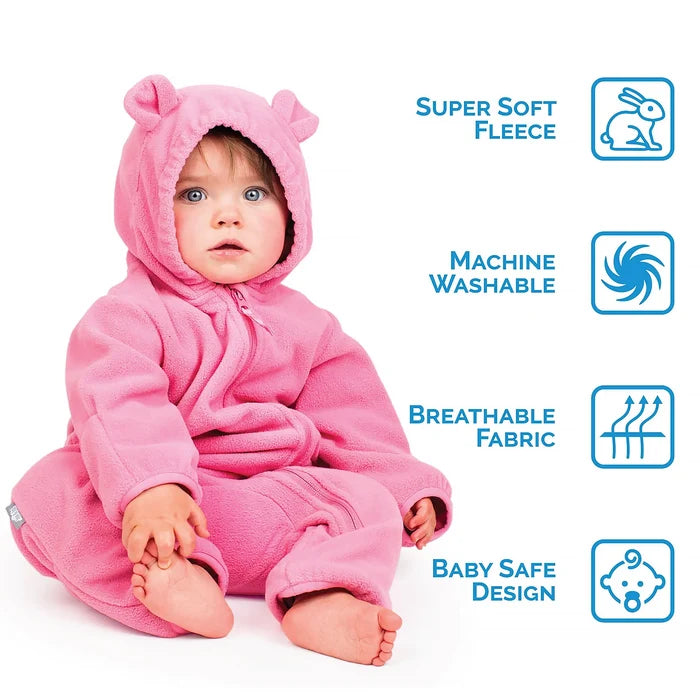 Jan & Jul Fleece Suit - Soft Brown