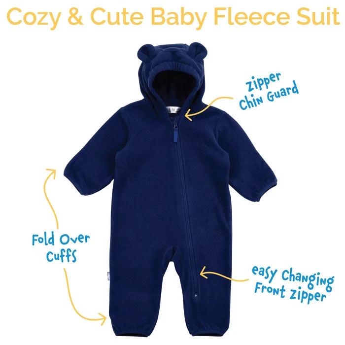 Jan & Jul Fleece Suit - Soft Brown