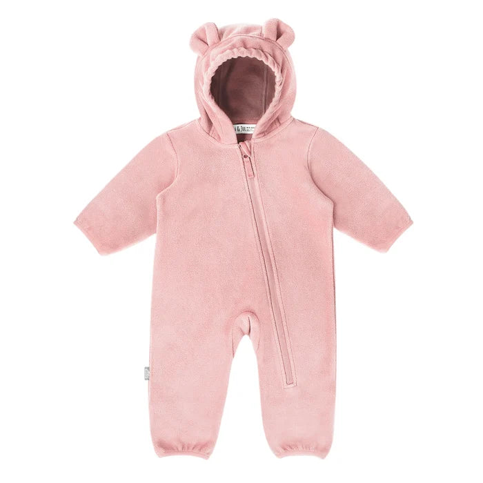 Jan & Jul Fleece Suit -Dusty Pink