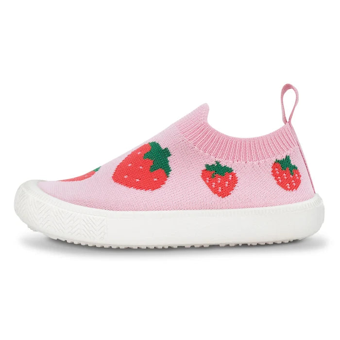 Jan & Jul Graphic Knit Shoes - Pink Strawberry