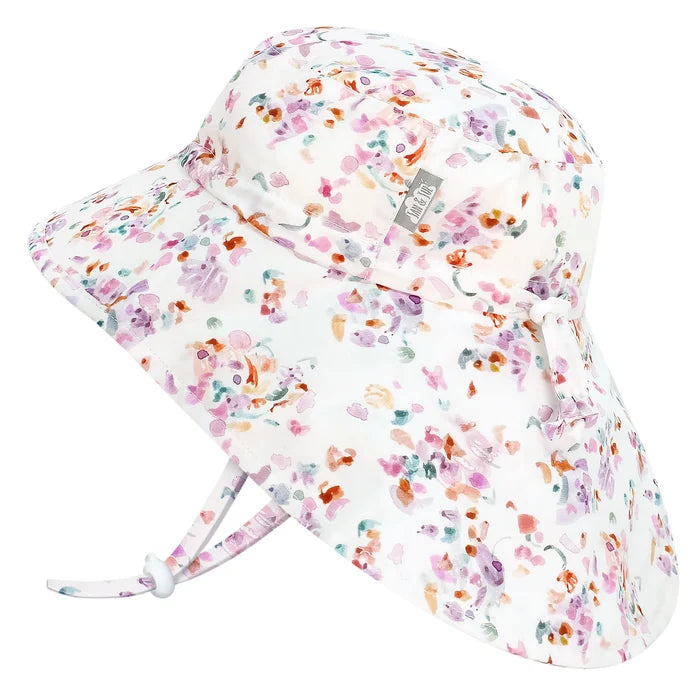 Jan & Jul Gro-With-Me Cotton Adventure Hat - Pretty Petals