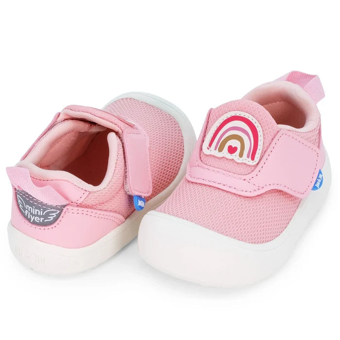 Jan & Jul Mini-Flyer Shoe - Pink Rainbow
