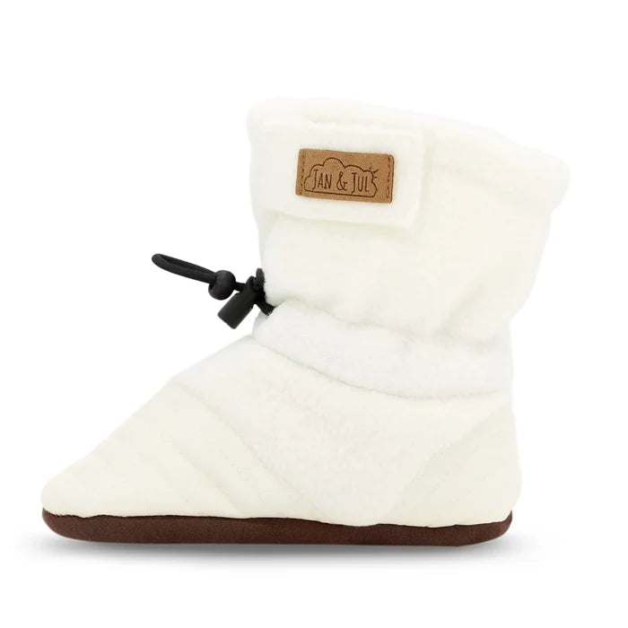 Jan & Jul Stay-Put Cozy Booties - Cream
