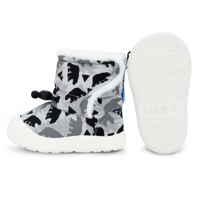 Jan & Jul Stay-Put Trail Booties - Bear