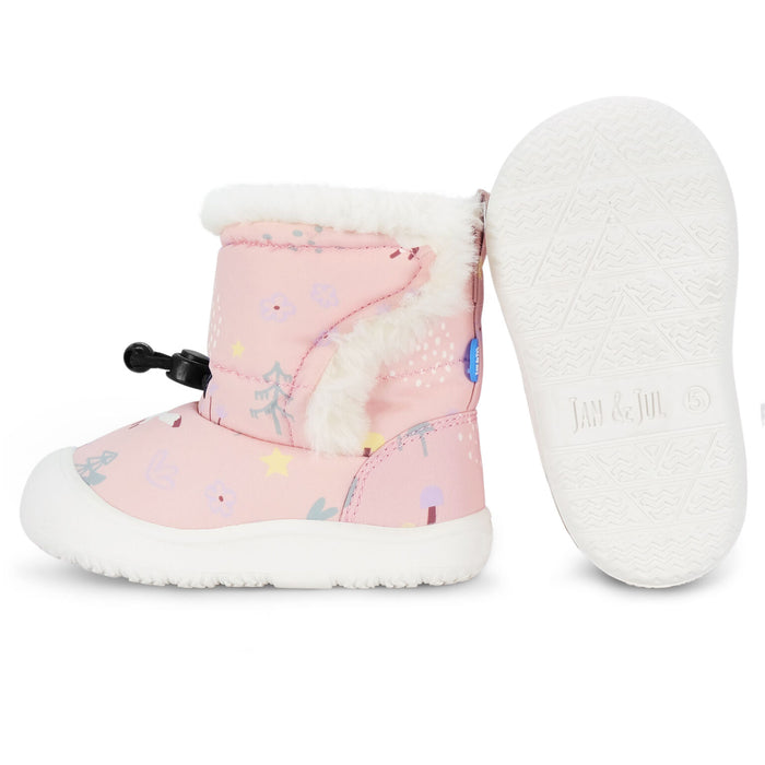 Jan & Jul Stay-Put Trail Booties - Pink Forest