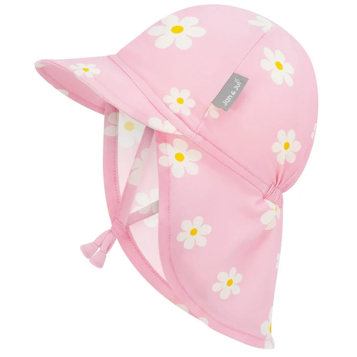 Jan & Jul Sun Soft UV Baby Cap - Pink Daisy