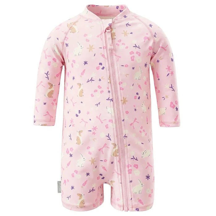 Jan & Jul Sun & Splash UV Jumpsuit - Bunny Flowers