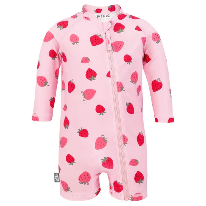 Jan & Jul Sun & Splash UV Jumpsuit - Pink Strawberry