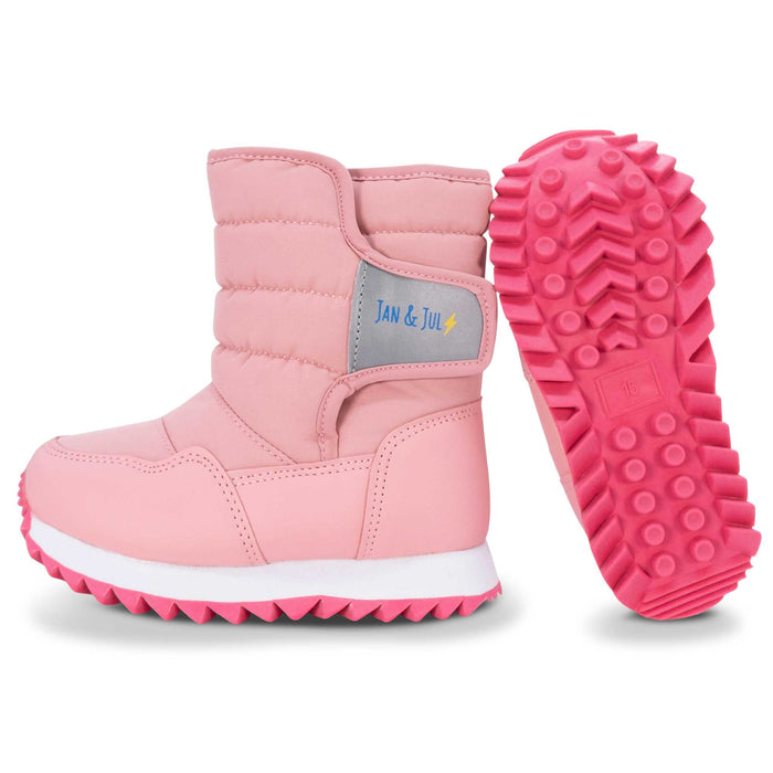 Jan & Jul Tall Puffy Winter Boots - Dusty Pink
