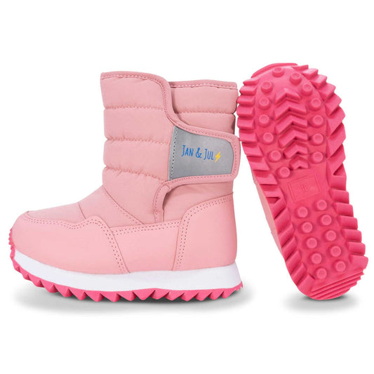 Jan & Jul Tall Puffy Winter Boots - Dusty Pink