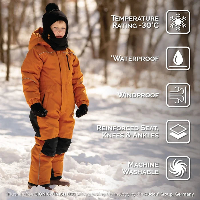 Jan & Jul Toasty-Dry Snow Suit - Cinnamon