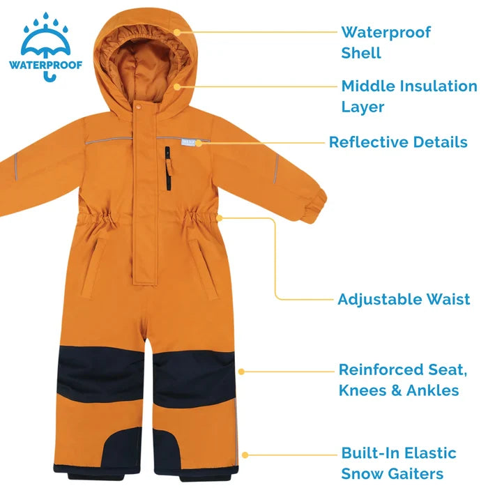 Jan & Jul Toasty-Dry Snow Suit - Cinnamon
