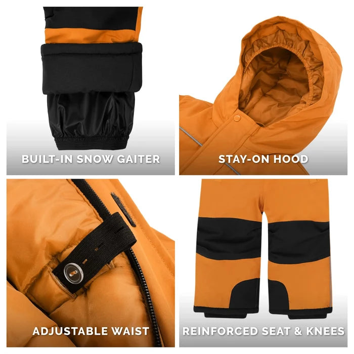 Jan & Jul Toasty-Dry Snow Suit - Cinnamon