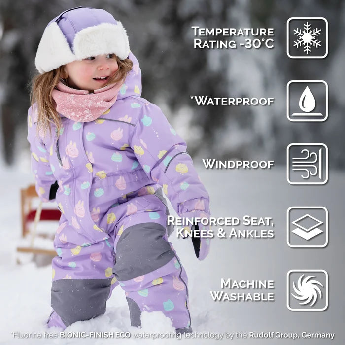 Jan & Jul Toasty-Dry SNow Suit - Macarons