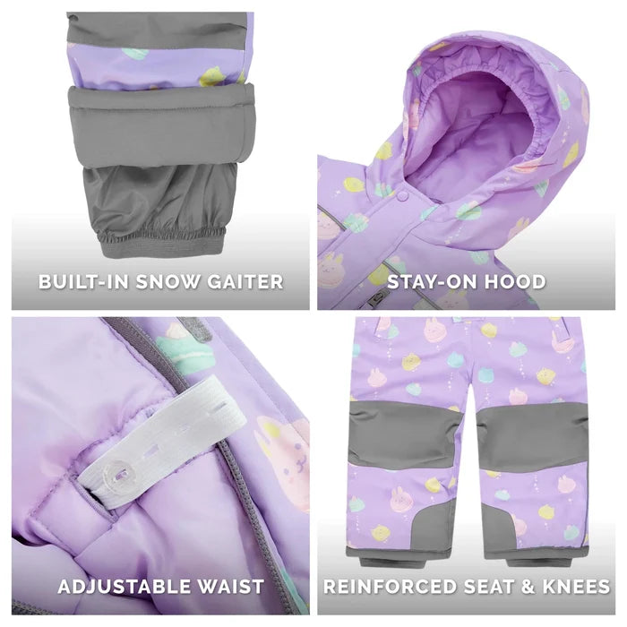 Jan & Jul Toasty-Dry SNow Suit - Macarons