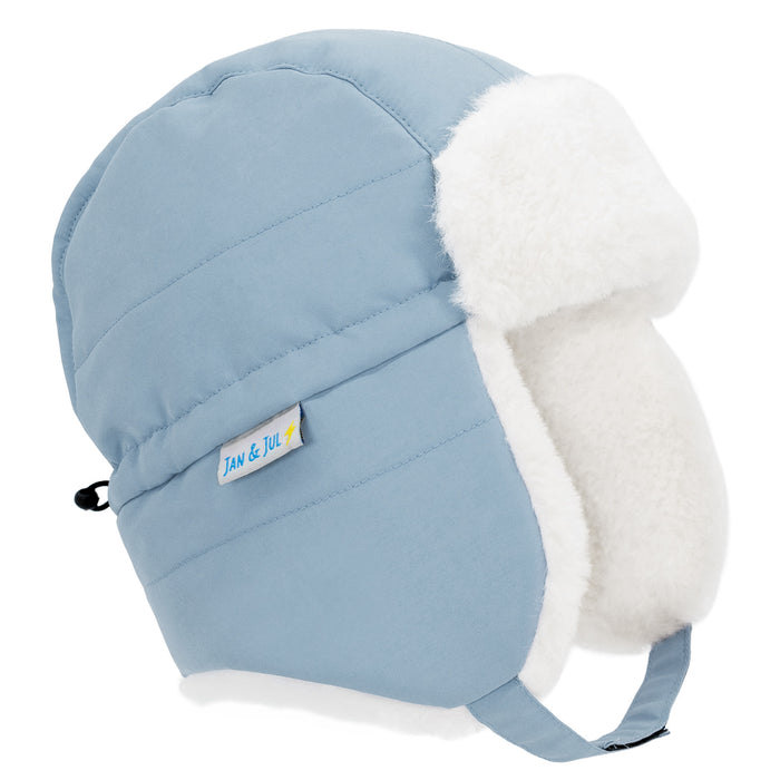 Jan & Jul Toasty-Dry Trapper Winter Hat - Dusty Blue