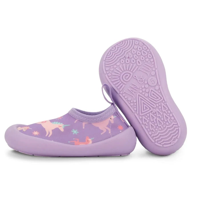 Jan & Jul Water Play Shoes - Purple Unicorn