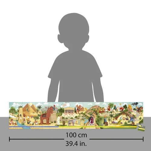 Janod 100pc Panorama Puzzle - Antiquity & Mythology