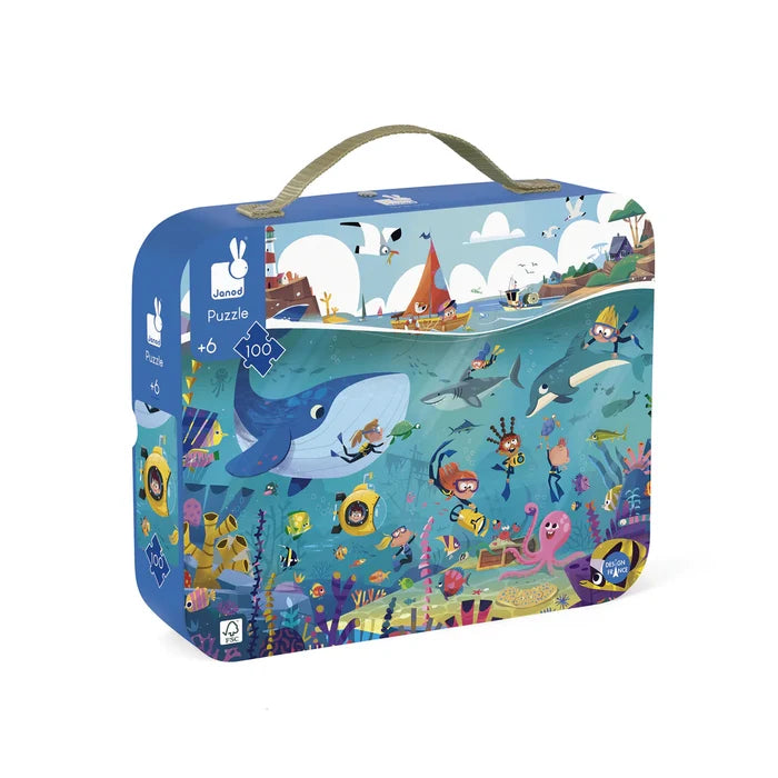 Janod 100pc Puzzle - Seabed