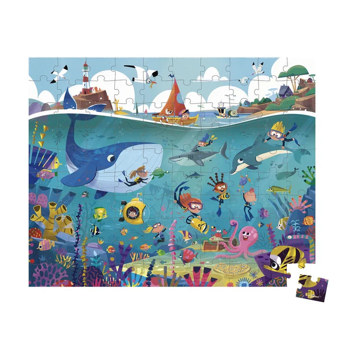 Janod 100pc Puzzle - Seabed