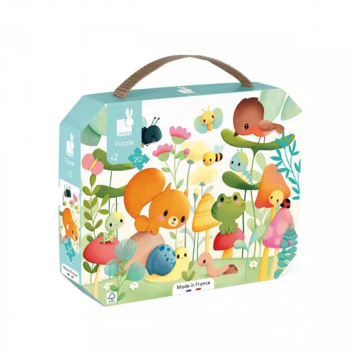 Janod 20pc Puzzle - Garden Friends