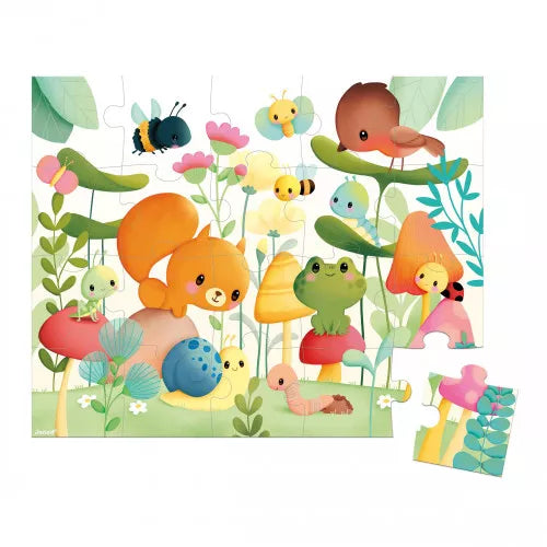 Janod 20pc Puzzle - Garden Friends