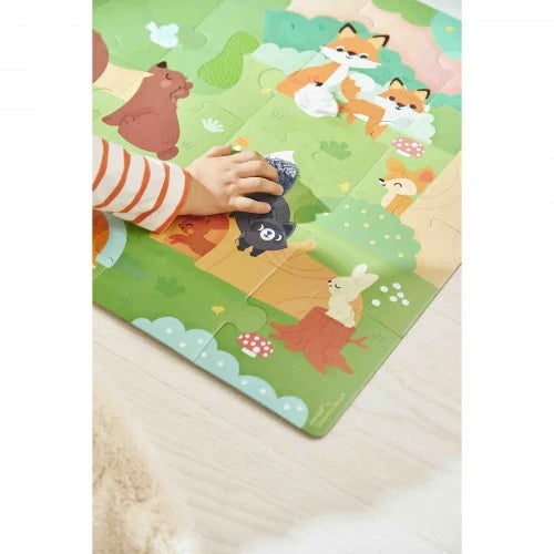 Janod 20pc Tactile Puzzle - Forest