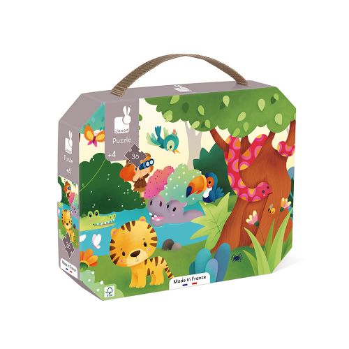 Janod 36pc Puzzle - Wild Animals