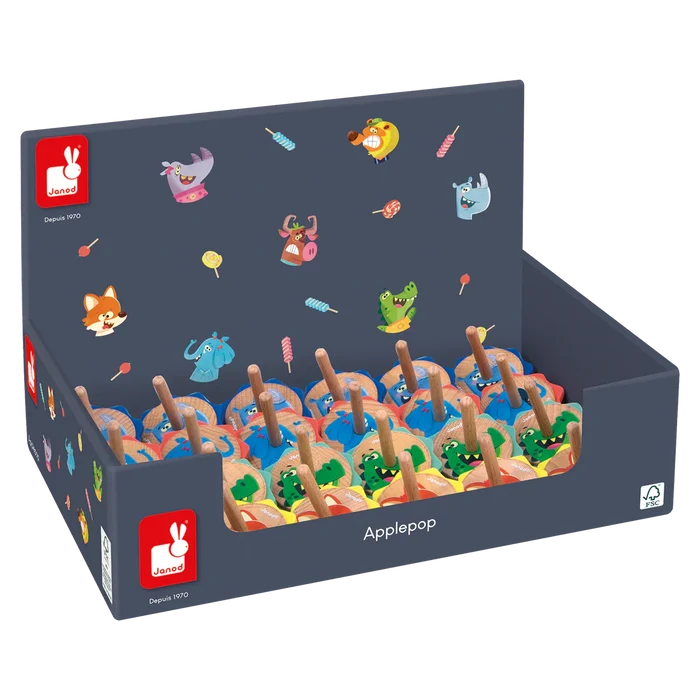 Janod Applepop - Spinning Top Assorted