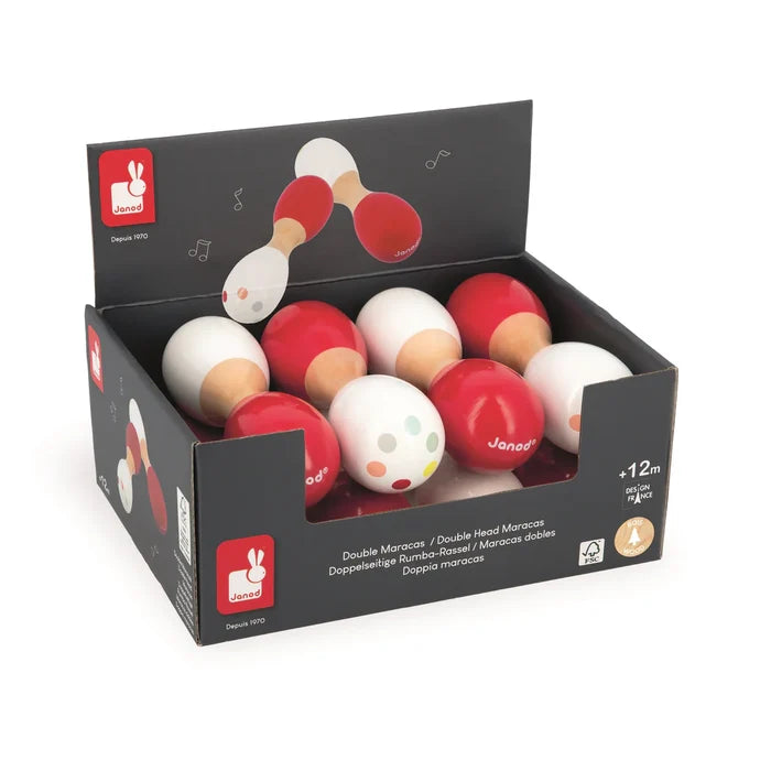 Janod Confetti - Dumbell Maracas