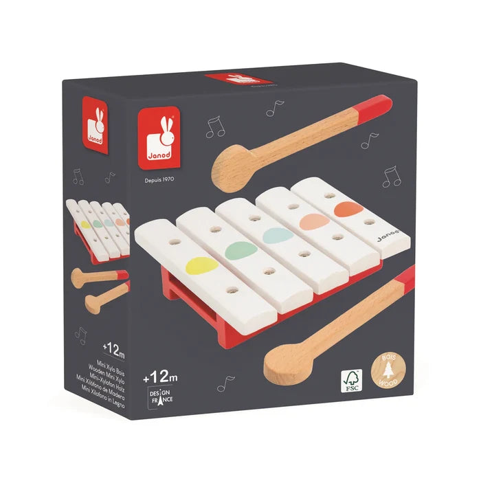 Janod Confetti - Wooden Xylophone