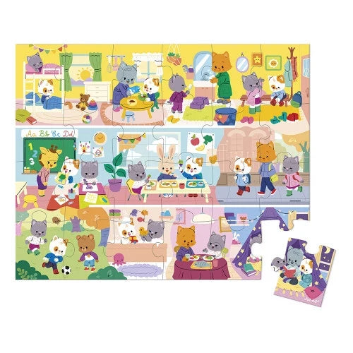 Janod Daily Routine Puzzle - 24pcs