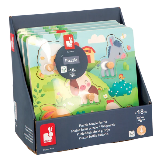 Janod Farm - Tactile Farm Puzzle