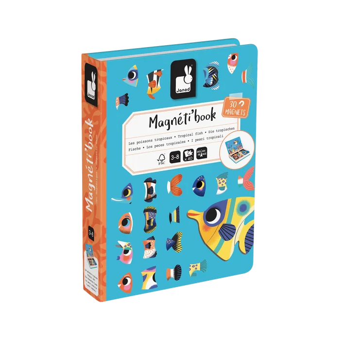 Janod Magneti'book - Tropical Fish