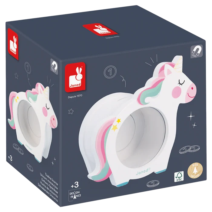 Janod Money Box - Unicorn