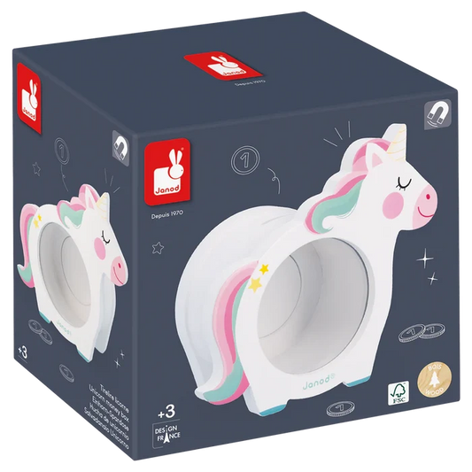 Janod Money Box - Unicorn